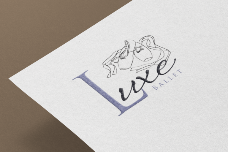 バレエ教室ロゴデザイン・Luxe BALLET様2023